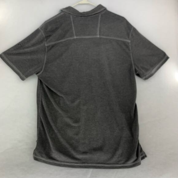 Tommy Bahama Short Sleeve Gray Polo Size M - Picture 2 of 16